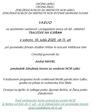 Vabilo na Igriše 2025